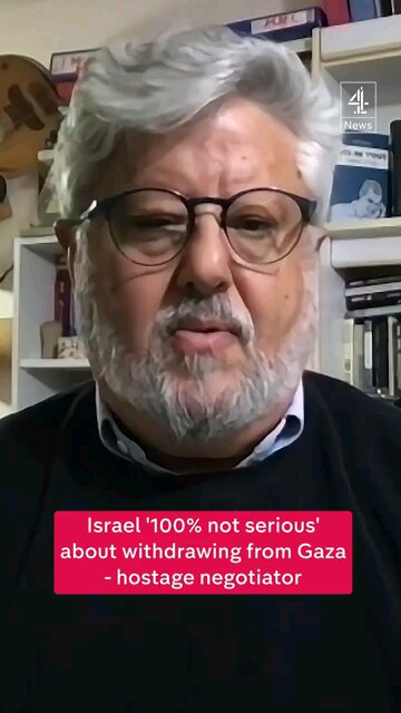 Israel 100% not serious about withdrawing from gaza hostage negotiator