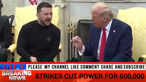 Russia–Ukraine War: Massive Strikes Leave 600,000 Without Power