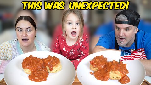Brits Try Biscuits & TOMATO Gravy for the First Time | Now This Is Comfort Food!