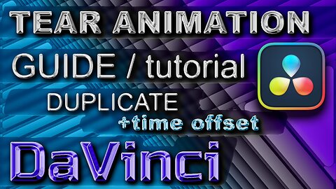 Tutorial - How to Use my Video Animation and Repeat with Time Offset - DaVinci Resolve
