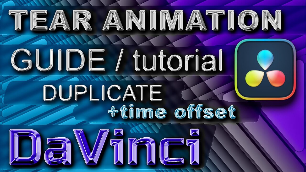 Tutorial - How to Use my Video Animation and Repeat with Time Offset - DaVinci Resolve