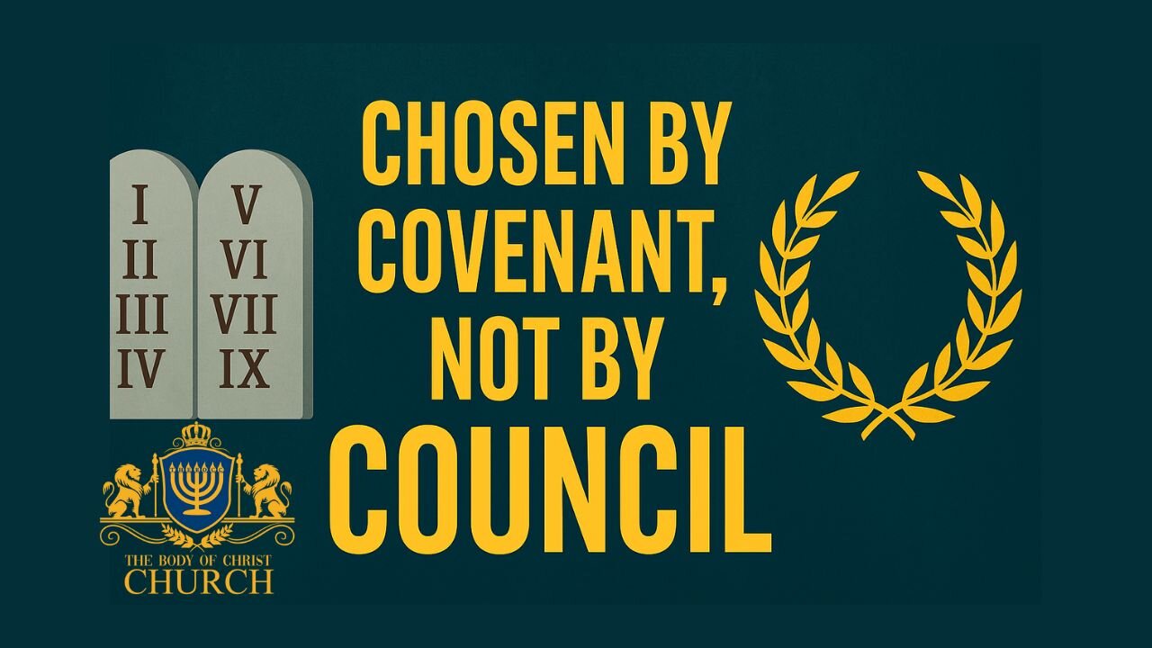 THE BOCC PRESENTS - “Who Did God Choose? The Bible’s Answer vs. the Councils of Men”
