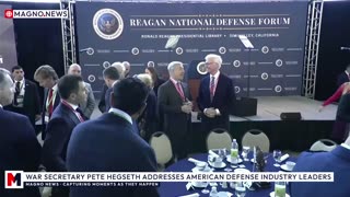 🇺🇸 WAR Secretary Pete Hegseth Addresses American Defense Industry Leaders in California [LIVE]