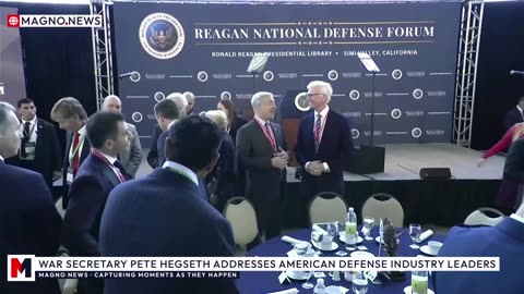 🇺🇸 WAR Secretary Pete Hegseth Addresses American Defense Industry Leaders in California [LIVE]