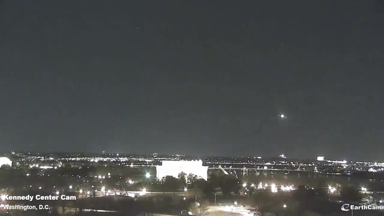 Webcam at the Kennedy Center caught an explosion in the air