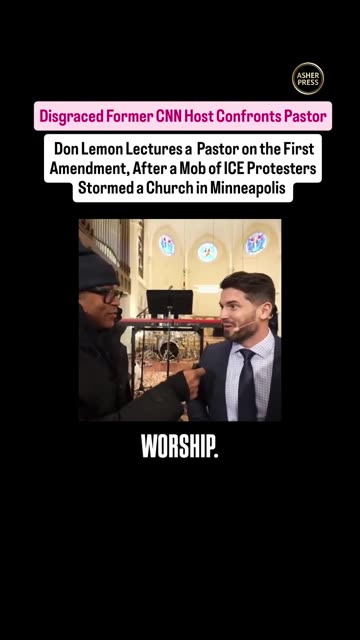 Disgraced Former CNN Host Don Lemon Confronts Pastor