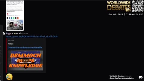 0207 WIDESTREAM - Worldwide Debates - YouTube/Twitch/Rumble