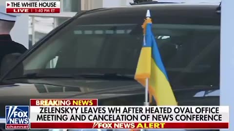 🔥Zelensky has OFFICIALLY left the White House; POTUS cancels press conference