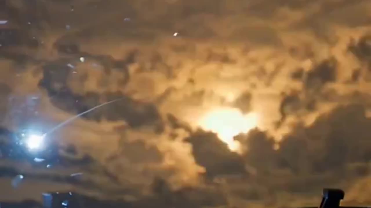 Strange Cloudfire seen from NJ Helicopter