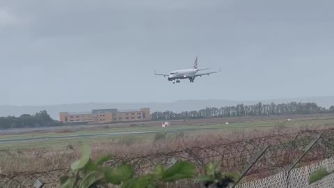 Plane Aborts Landing During Storm Amy