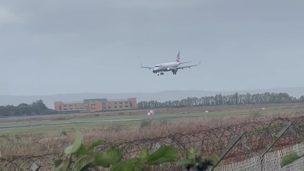 Plane Aborts Landing During Storm Amy