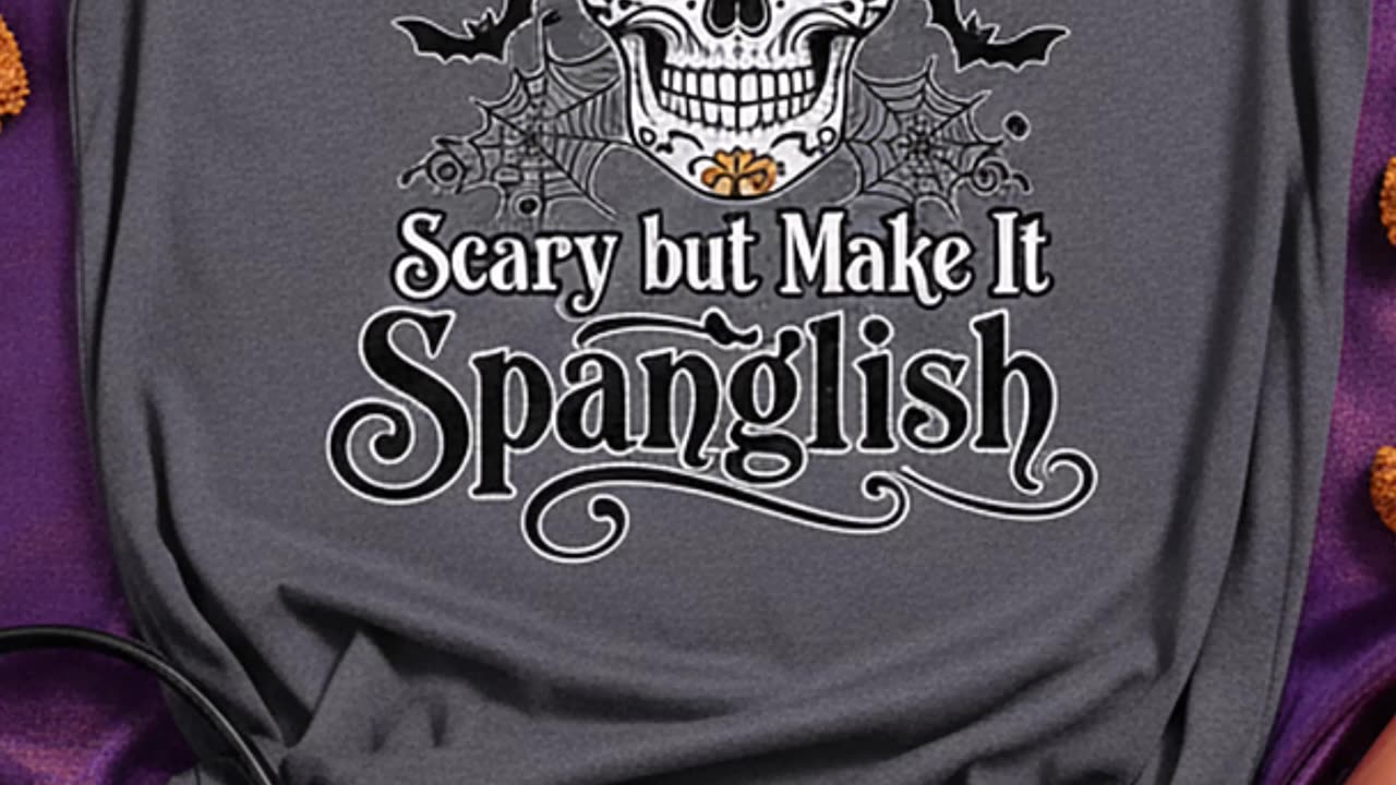 Can spooky be stylish AND bilingual? Watch me turn heads this fall #spanglishvibes #halloweendrip