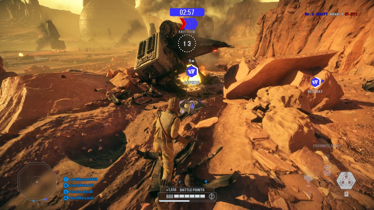 SWBF2 2017: Coop Mission Geonosis CIS/Separatist Alliance (Defending) Gameplay
