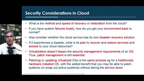 89 - Domain 3 - 35 Cloud-Based Systems and Cloud Computing