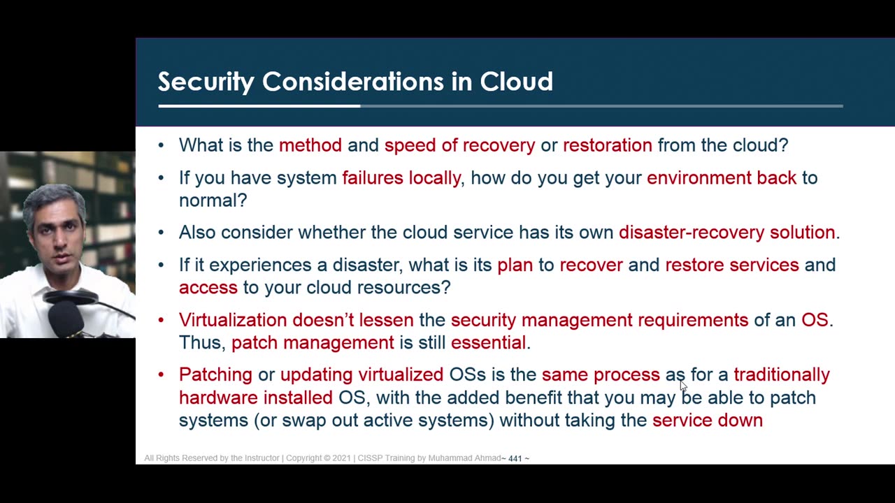 89 - Domain 3 - 35 Cloud-Based Systems and Cloud Computing
