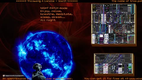 🌙 Night Patch mode - 💤 All night 😴 - VCV Rack - Ambient 🙏 Meditative Sound 🕉 For Inner Peace ☮