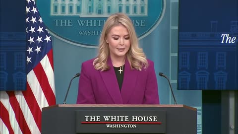 White House press secretary Karoline Leavitt at Podium | Washington D.C. 1/28/2025