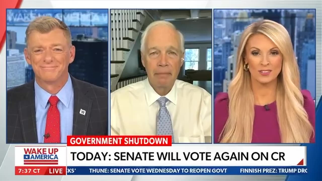 Senator Ron Johnson on Wake Up America 10.1.25