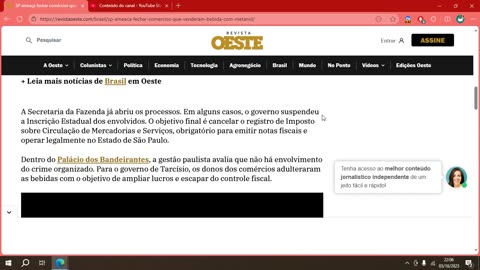 SP ameaça fechar comércios que venderam bebida com metanol.mp4