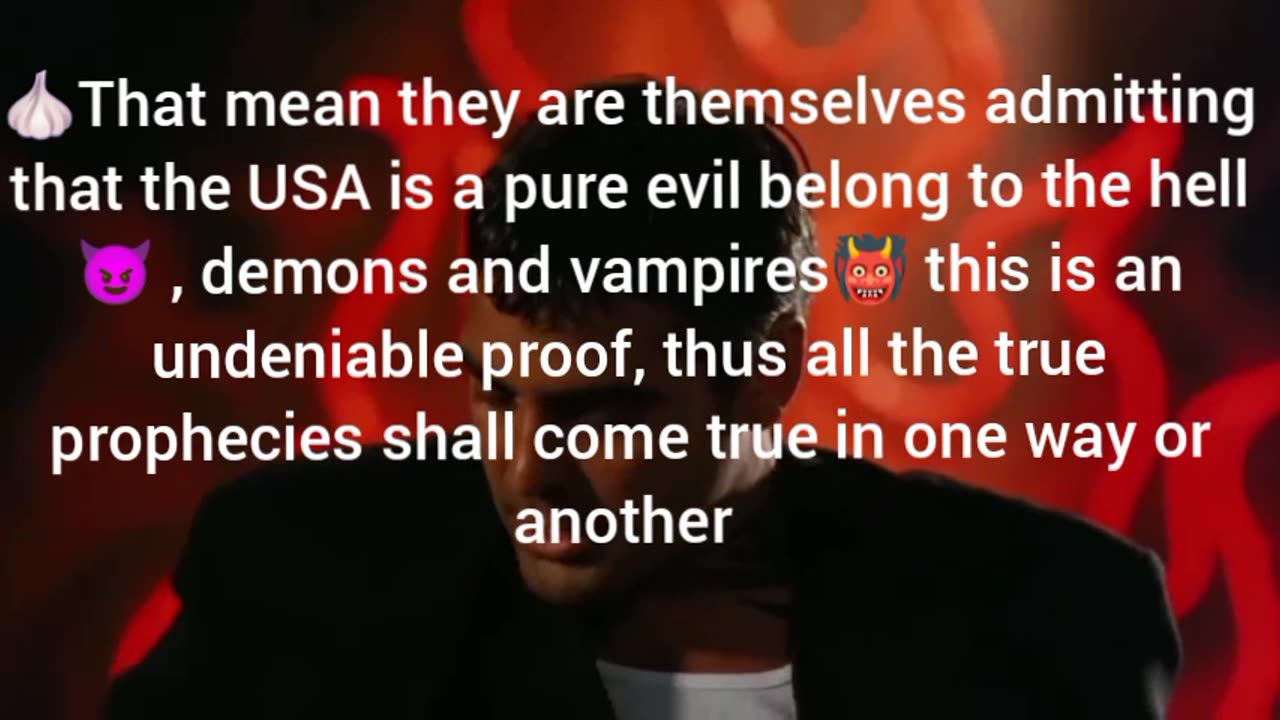 USA the pure evil belong to the hell