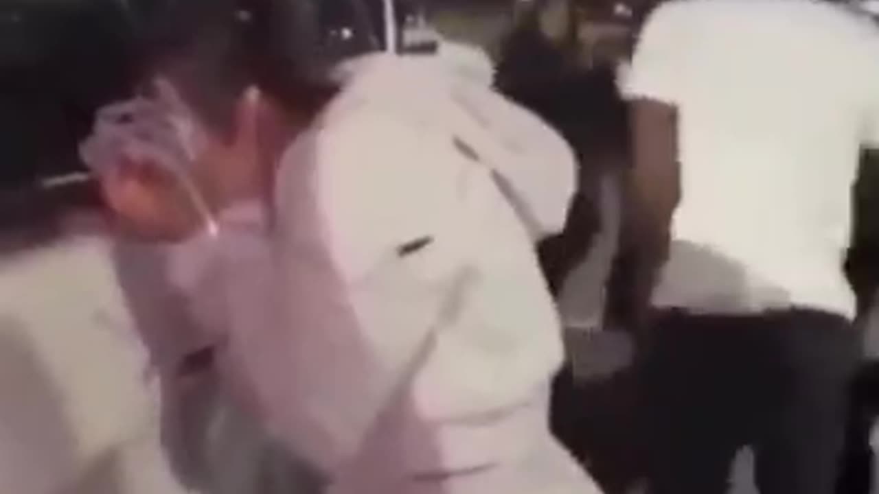 A girl is targeted by a group