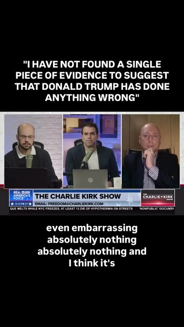 “I HAVE NOT FOUND A SINGLE PIECE OF EVIDENCE"