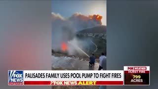 Palisades family uses pool pump to fight fires