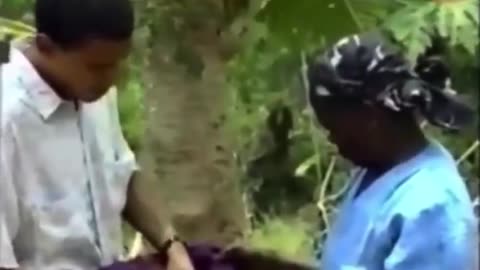 President Obama visiting his family’s homestead in Kogelo, Kenya on July 16, 1987