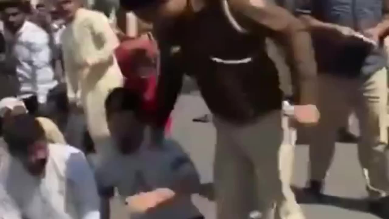 Police in India remind Muslims that there are mosques to pray to Allah.