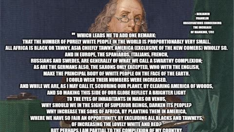 1751 Benjamin Franklin Observations Concerning the Increase of Mankind (1)