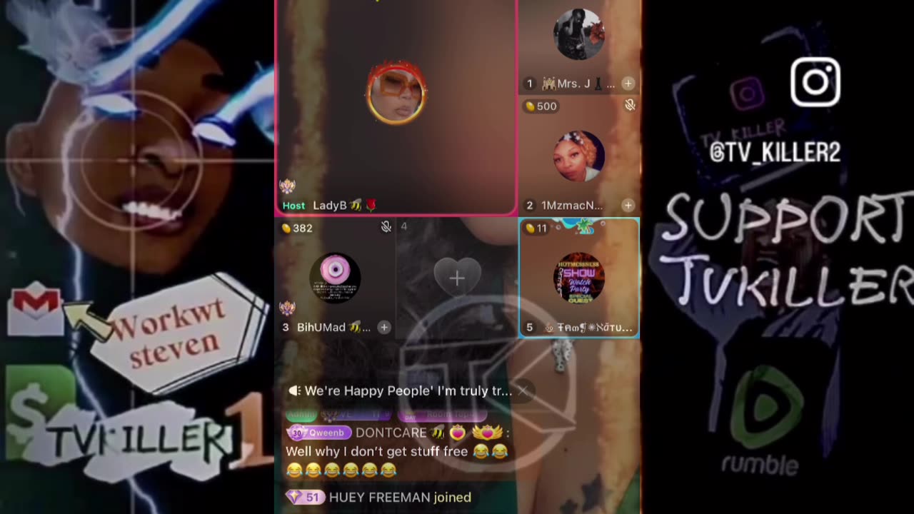 KEVIN JONES WIFE MS J JOINS LADY BEE 3 Shift panel