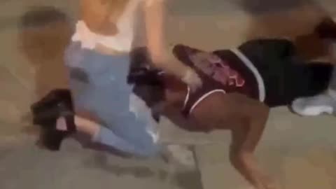 Black man knocks out a white woman with a pistol, why is this becoming so normal?