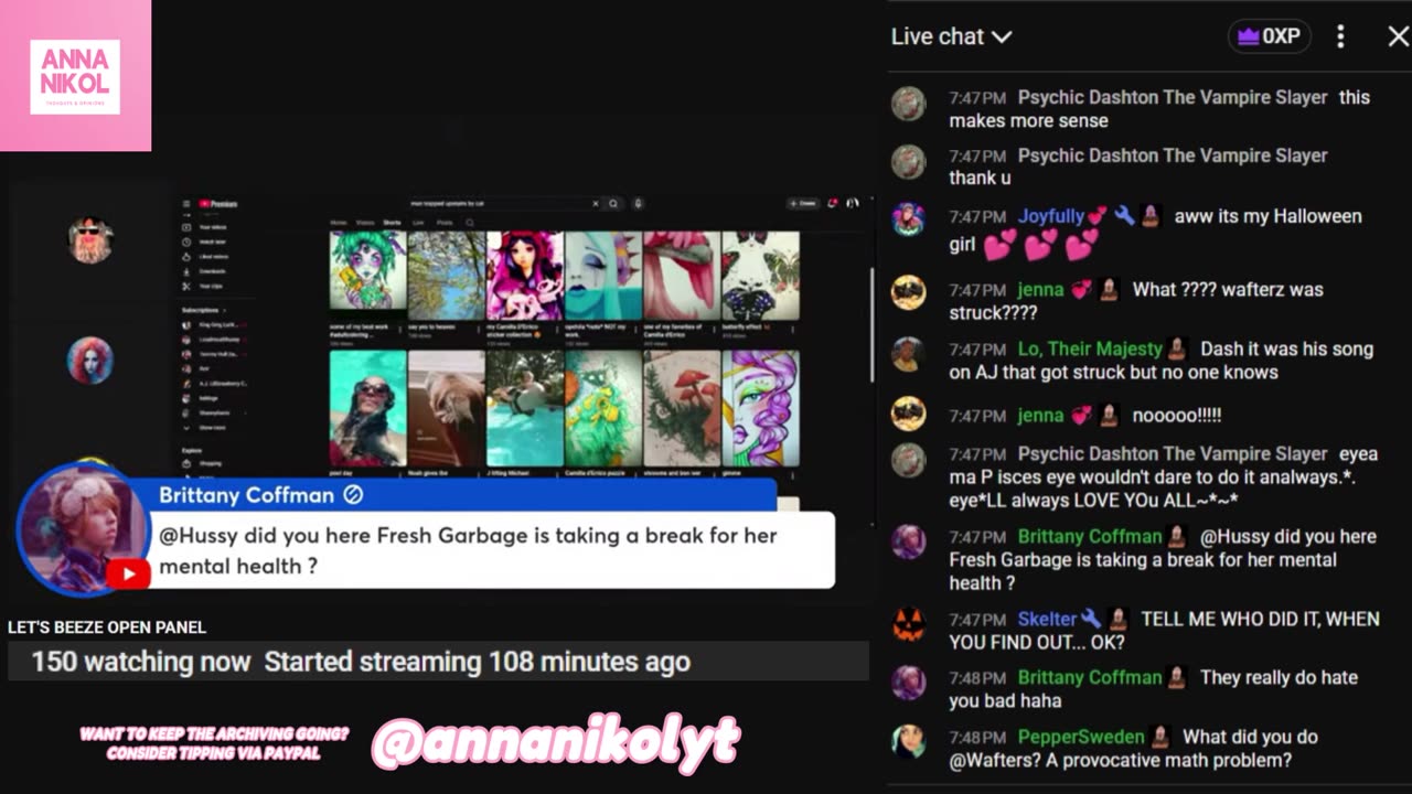 LoudMouthHussy Oct 23, 2025 'LET'S BEEZE OPEN PANEL'