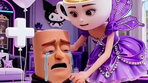 Wooden Stick "Coffee Lady" "Wooden Stick Man" Animation #beatiful #girldance