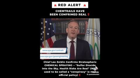 Lee Zeldin on chemtrails ..