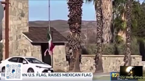 CRAZY MEXICAN CUTS DOWN AMERICAN FLAG AND LEARNS FAFO