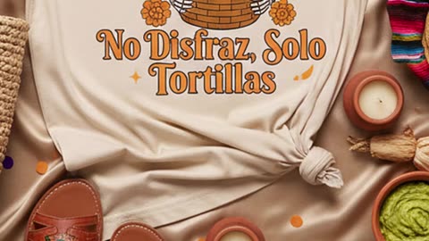 ¿Listo para el Día de Muertos? Este look grita puro sabor y tradición mexicana #tortillas #mexicano