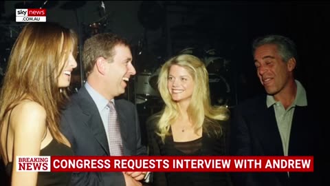 Former Prince Andrew summoned by US Congress over Epstein links