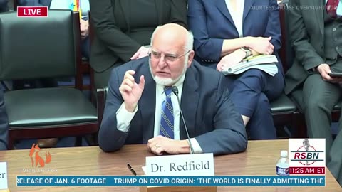 Dr. Redfield Former CDC Director Believes That US Taxpayers Funded The Creation Of SARS-Cov-2