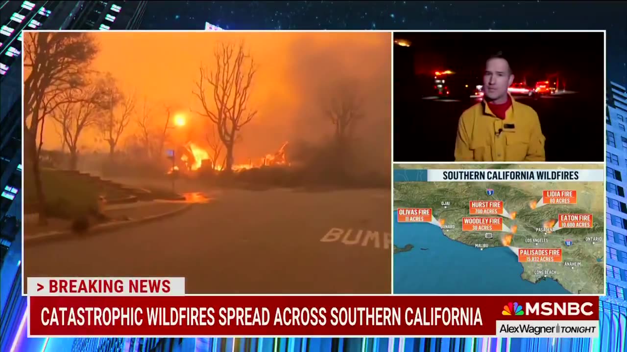 A fire captain in Los Angeles is asked how many fire hydrants have water? His answer “Little to none.”
