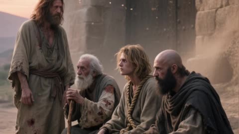 Siege of Samaria and the 4 Lepers.