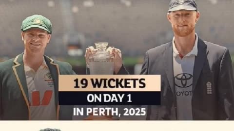 Australia lead by 46 runs vs England in 4th test at MCG. Australia 152 & England 110 runs on 1st day