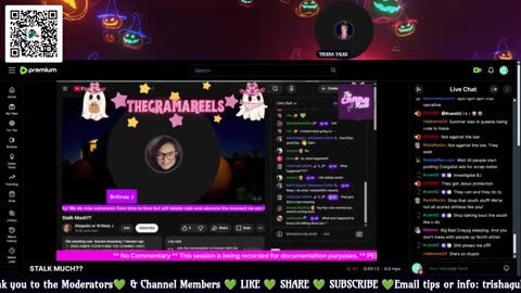 TRISHA TALKS YOUTUBE LIVE RECORDING 10/10/25
