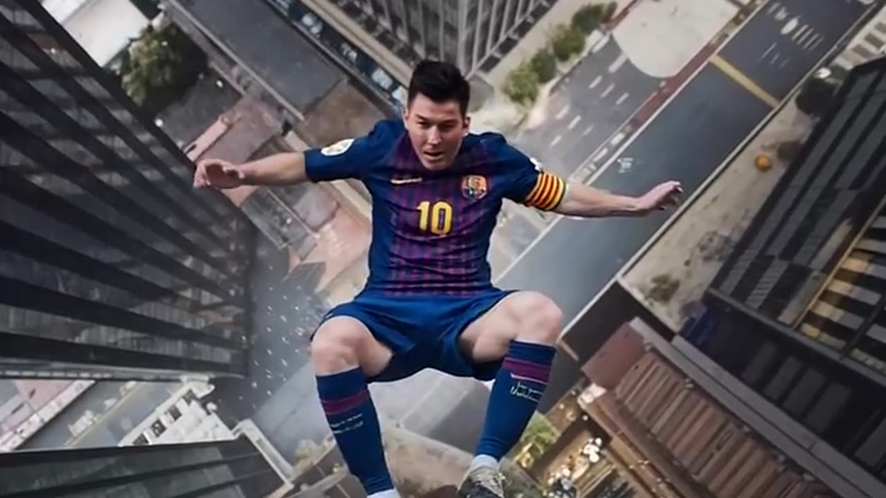 Spiderman saves Messi