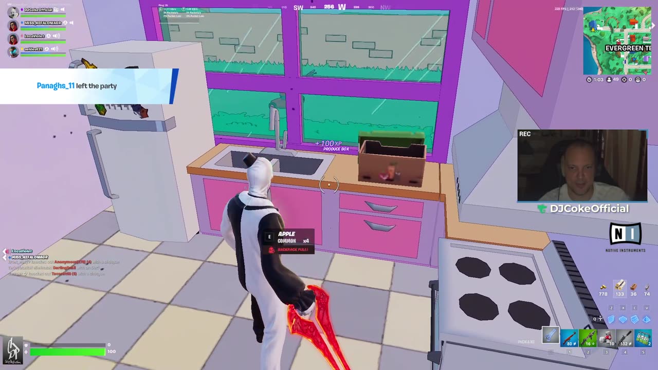 🔴 #Live [GR/CY/EN/BG] 🎮:Fortnite dike mu!! | Follow @ social: @DJCokeOfficial | !addme !social |