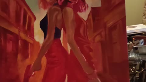 #Shorts New WIP painting! 🎨