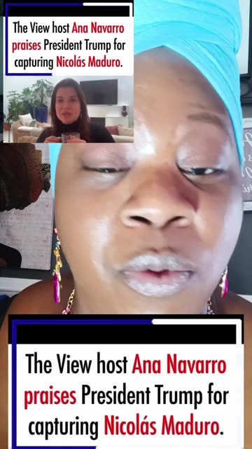 THE VIEW HOST ANA NAVARRO PRAISES PRESIDENT TRUMP FOR CAPTURING NICOLAS MADURO #2026