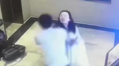 Husband wife fighting