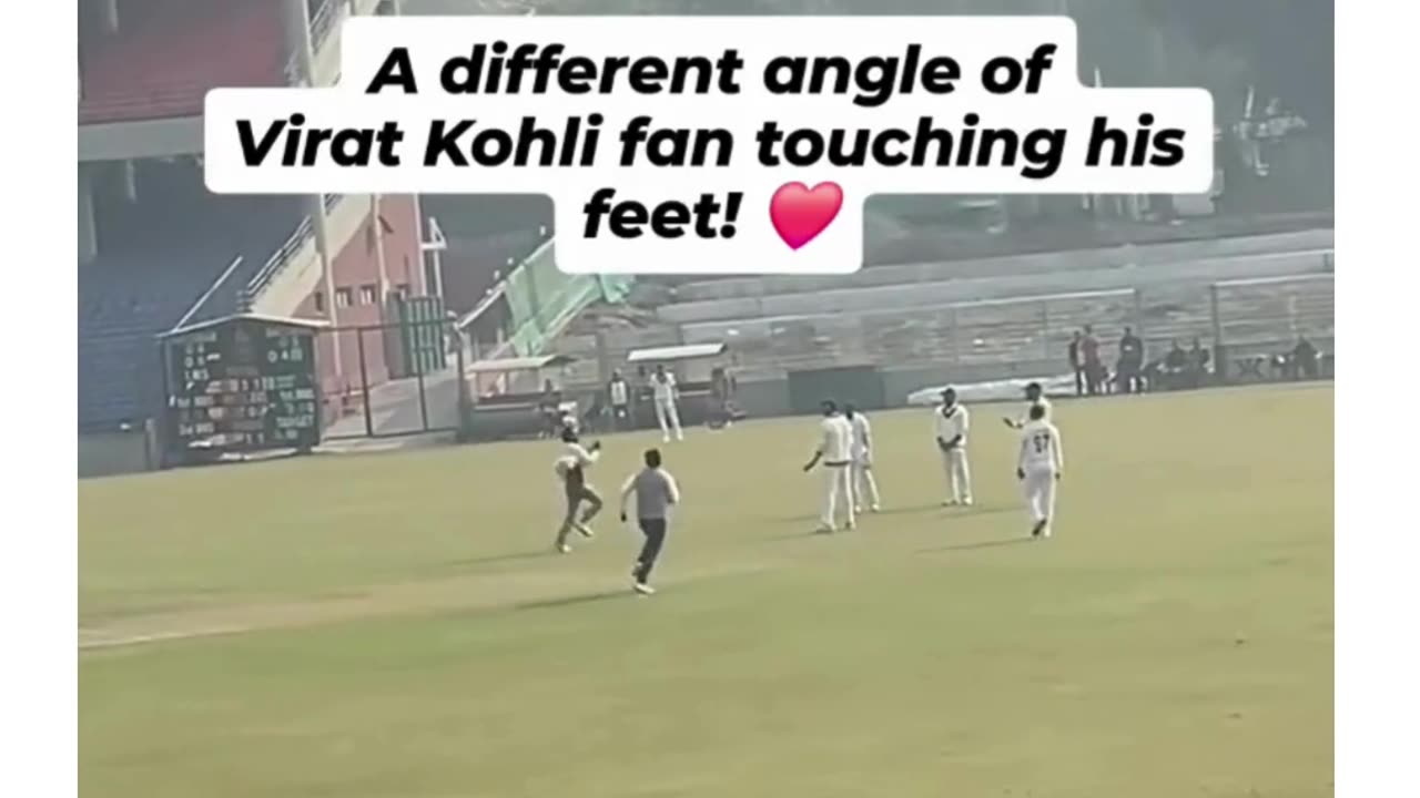 Boundaries are for the field, not for the love fans have for Virat Kohli❤️🙌