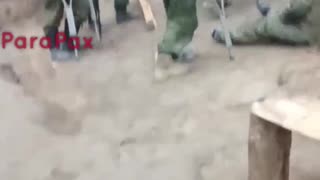 Russian occupiers go on a combat mission on crutches